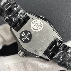 Replica Womens Watches Chanel VIP J12 Black Dial Ladies Watch 33MM A184PP2180 AA184179