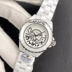 Replica Womens Watches Chanel VIP J12 White Dial Ladies Watch 33MM A184PP2180 AA184180