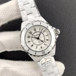 Replica Womens Watches Chanel VIP J12 White Dial Ladies Watch 33MM A184PP2180 AA184183