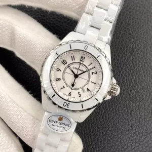 Replica Womens Watches Chanel VIP J12 White Dial Ladies Watch 33MM A184PP2180 AA184183
