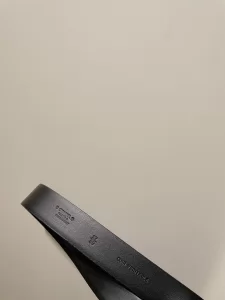 Replica Womens Belts Chanel CC Logo Black Leather Belt 30MM A175PP240 AA184635