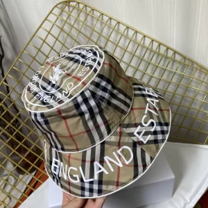 Replica Womens Hats Burberry Vintage Check Bucket Hat A190PP180 AA188023