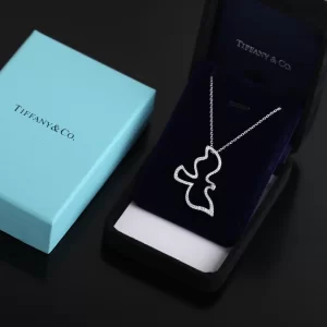 Replica Womens Jewelry Tiffany Diamonds Bird Pendant Necklace A205PP280 AA188568