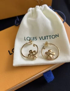 Replica Womens Jewelry Louis Vuittono Vivienne Gold Earrings A152PP180 AA190562