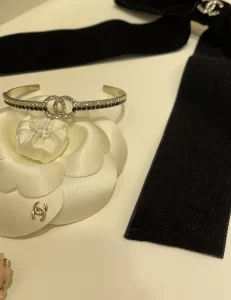 Essenceofluxury Womens Jewelry Chanel Crystals CC Open Cut Cuff Bracelet A152PP180 AA192748