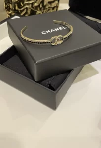 Essenceofluxury Womens Jewelry Chanel Crystals CC Open Cut Cuff Bracelet A152PP180 AA192748