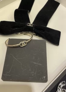 Essenceofluxury Womens Jewelry Chanel Crystals CC Open Cut Cuff Bracelet A152PP180 AA192748