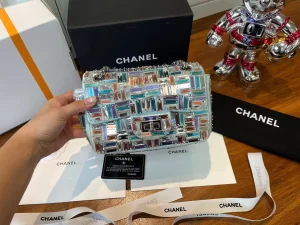 Chanel 2022 Mini Flap Bag Diamonds 20MM 