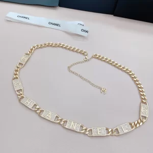 Chanel Gold Monogram Chain Belt 
