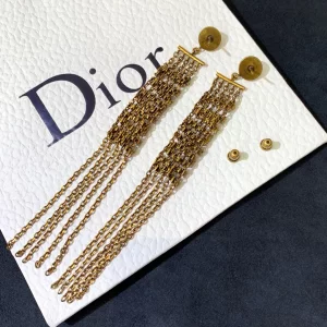 Essenceofluxury Womens Jewelry Dior Jadior Crystals Tassel Earrings A205PP380 AA198915