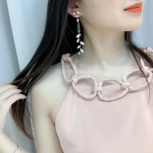 Essenceofluxury Womens Jewelry Dior Jadior Laurier Earrings A205PP180 AA198914