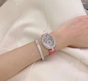 Essenceofluxury Womens Jewelry Hermes H Dancre Diamonds Bangle Bracelets A152PP280 AA199437