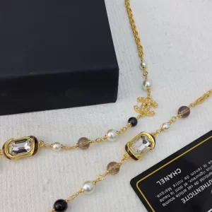 Essenceofluxury Womens Jewelry Chanel Pearls Long Necklaces A39PP380 AA200216