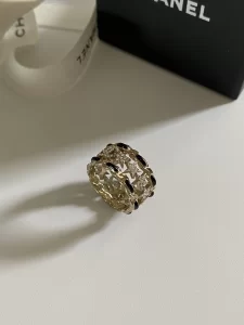 Essenceofluxury Womens Jewelry Chanel Crystals CC Logo Star Rings A152PP180 AA200459