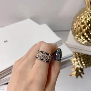 Essenceofluxury Womens Jewelry Chanel Crystals CC Logo Star Rings A152PP180 AA200459