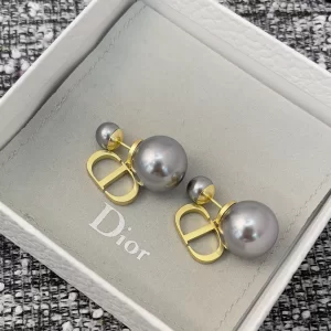 Dior Gray Tribales Earrings 