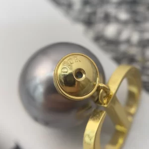 Essenceofluxury Womens Jewelry Dior Gray Tribales Earrings A152PP180 AA200463