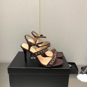 Essenceofluxury Womens Shoes Chanel Leather Sandals in Brown 35 To 41 A151PP480 AA201832