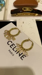 Essenceofluxury Womens Jewelry Dior Crystals Paris Earrings A152PP180 AA203163