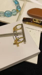 Essenceofluxury Womens Jewelry Dior Crystals Paris Earrings A152PP180 AA203163