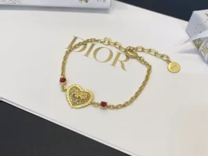 Dior Heart Pendant Bracelet 