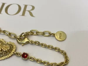 Essenceofluxury Womens Jewelry Dior Heart Pendant Bracelet A39PP180 AA203895