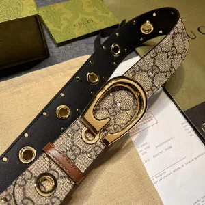 Gucci G Buckle Canvas Belt 40MM