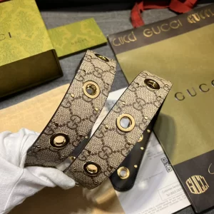 Gucci G Buckle Canvas Belt 40MM