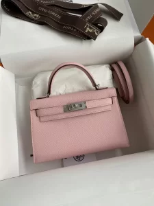 Hermes Kelly Mini Bag Pink Epsom