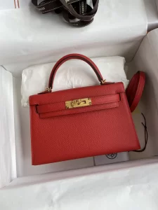Hermes Kelly Mini Bag Red Epsom