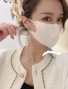 Chanel Crystal CC Bottle Earrings