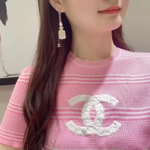 Chanel Crystal CC Bottle Earrings