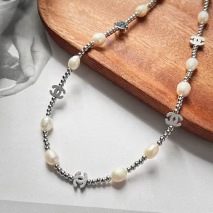 Chanel Multi CC Pearls Necklace