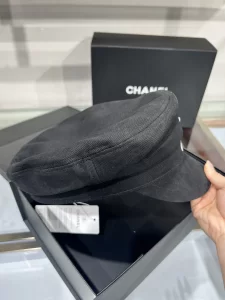 Chanel Black Sailor Cap Hat