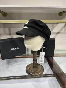Chanel Black Sailor Cap Hat