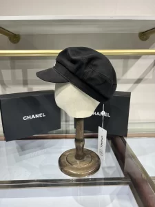 Chanel Black Sailor Cap Hat