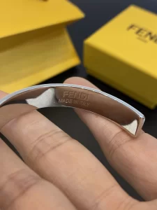 Fendi Olock Crystals Bangle Bracelet