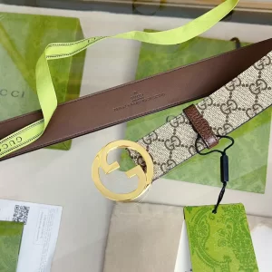 Gucci Blondie Belt Beige GG Canvas 40MM