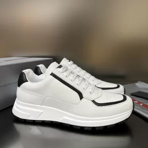 Prada Calf Leather Sneaker White
