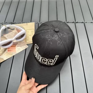 Gucci x Adidas GG Baseball Cap Hat Black