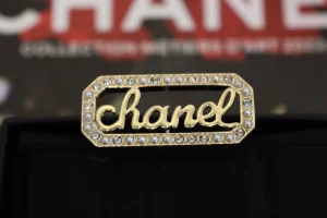 Chanel Monogram Logo Crystal Rings