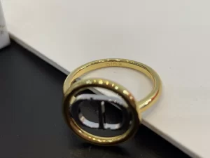 Dior CD 30 Montaigne Gold Rings