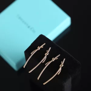 Tiffany Gold Knot Earrings