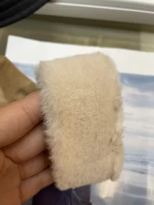 UGG Brown Faux Shearling Fur Gloves