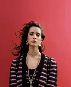 Chanel Gold CC Round Star Earrings