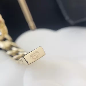 Chanel Cyrstal CC Logo Round Earrings