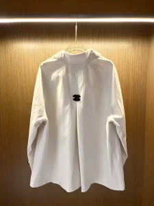 Chanel CC White Cotton Jackets