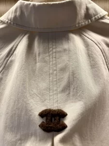 Chanel CC White Cotton Jackets