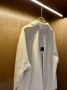 Chanel CC White Cotton Jackets