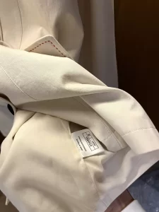 Chanel CC White Cotton Jackets